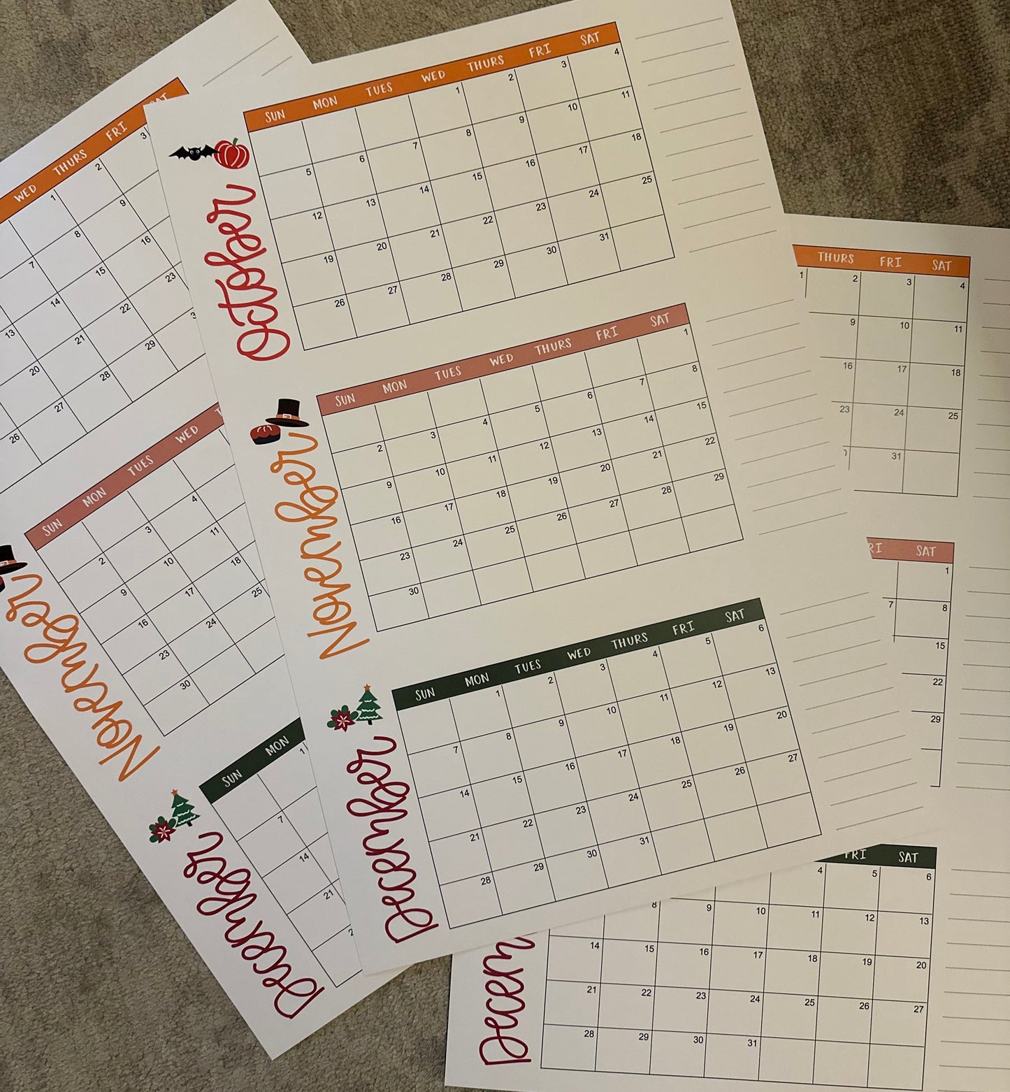 4Q Calendar