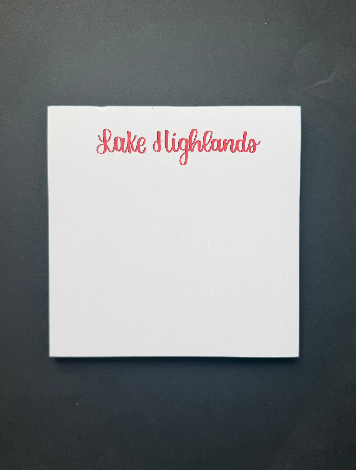Lake Highlands Notepad