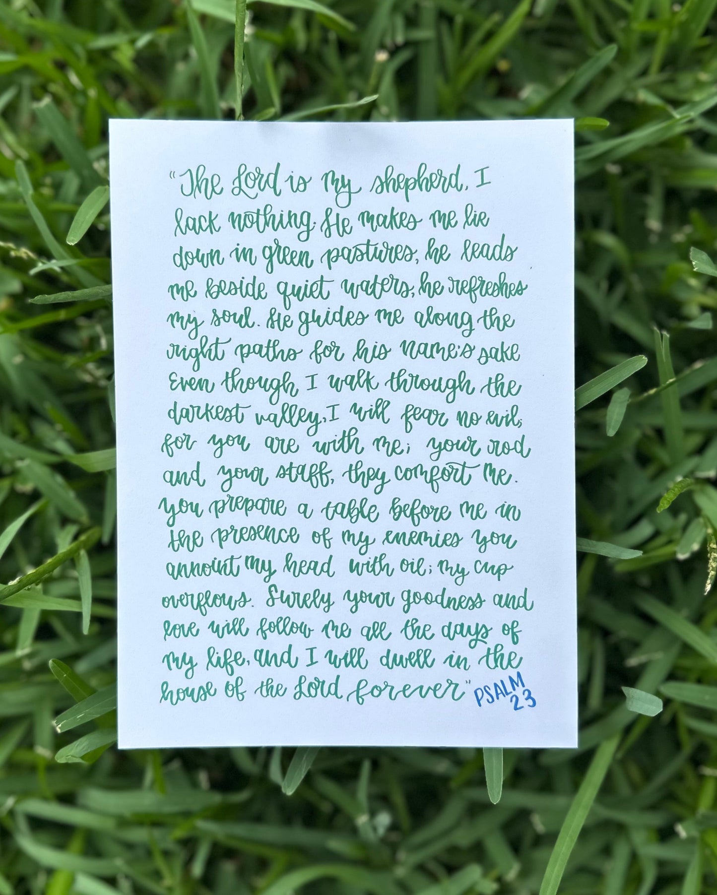 Psalm 23 Print