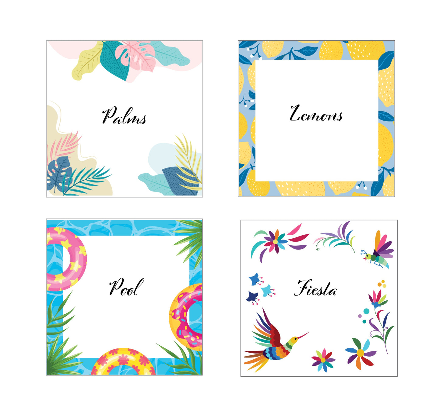 Pool Bag Tags