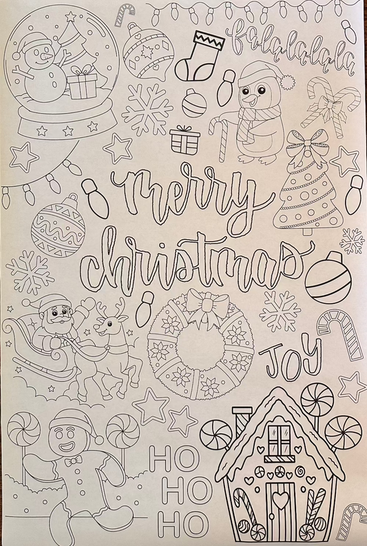Large Coloring Poster