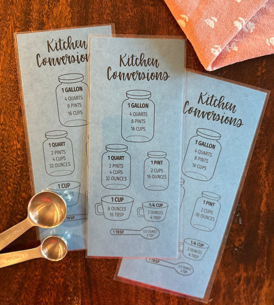 Kitchen Conversions Chart