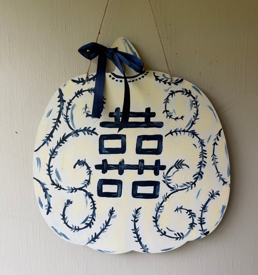 Pumpkin Door Hanger