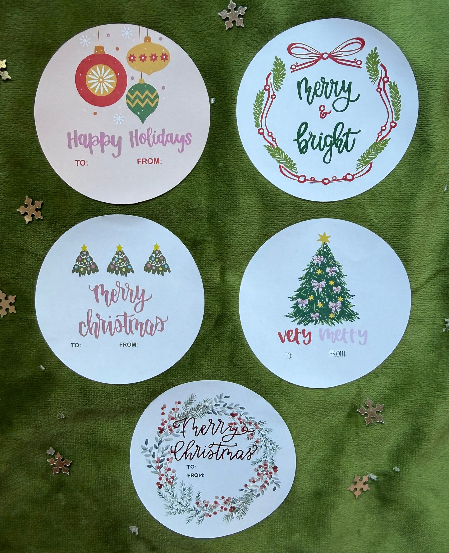 Holiday Sticker Sheet