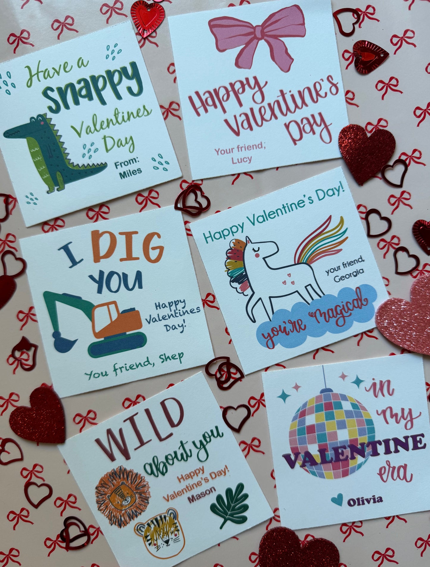 Custom Valentine's Day Cards