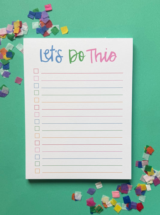 Let's Do This Notepad