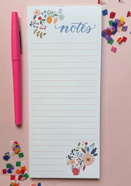 Notes tall notepad