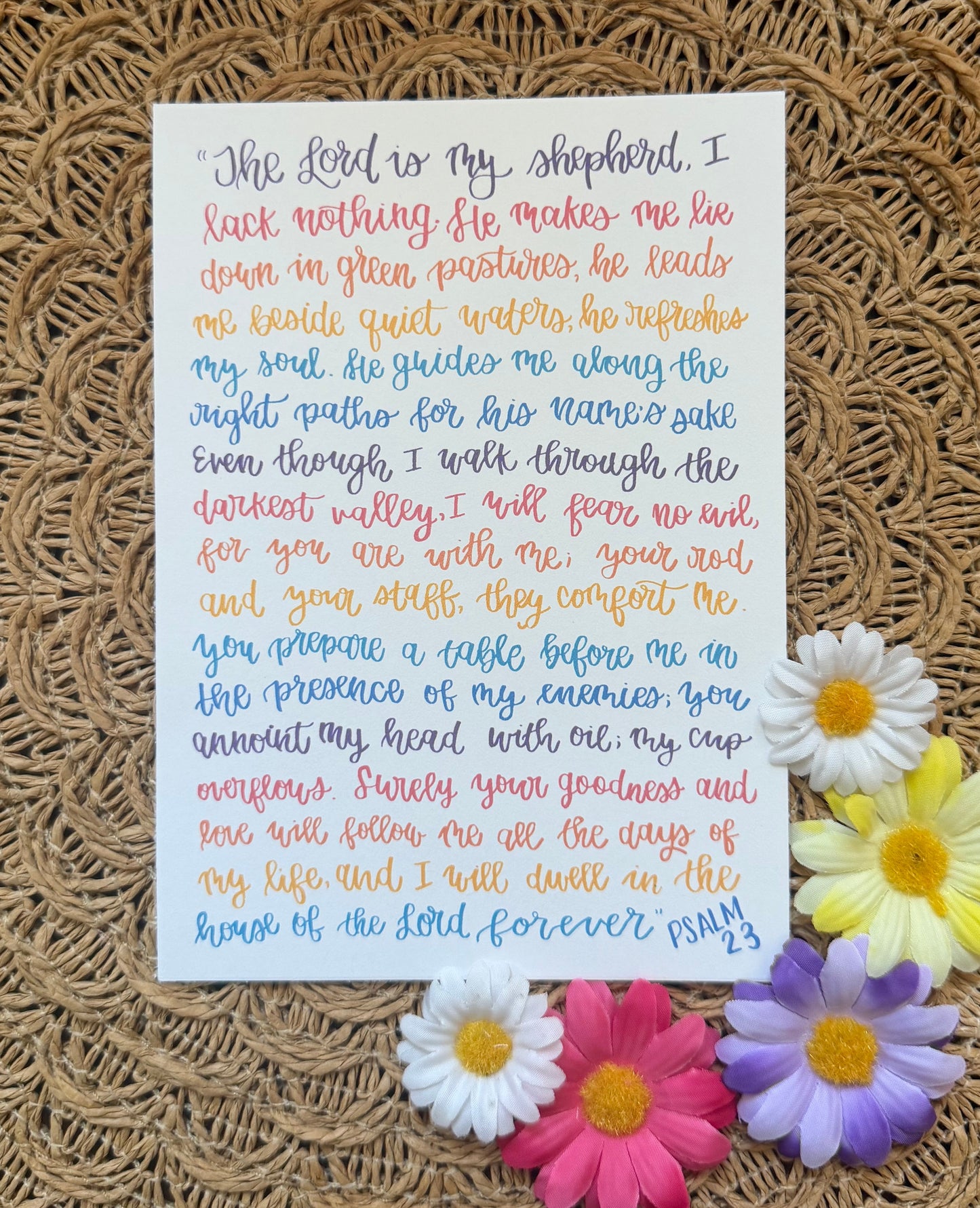 Psalm 23 Print | Heaven's 27 Edition
