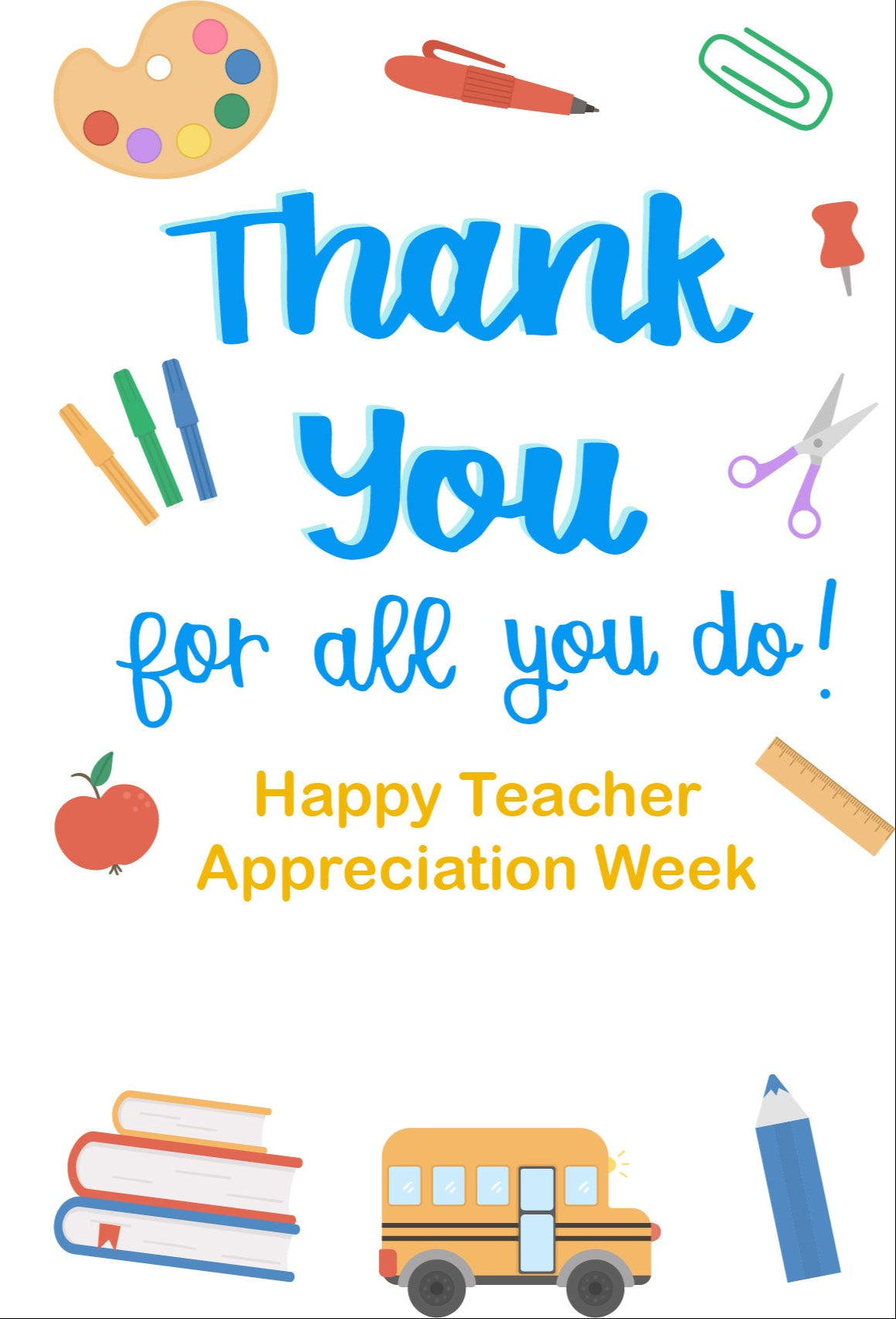Teacher Appreciation Card Pack